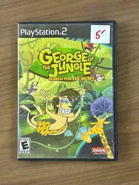 George of the Jungle Search for the Secret PS2 PlayStation 2 2008 Disc Case